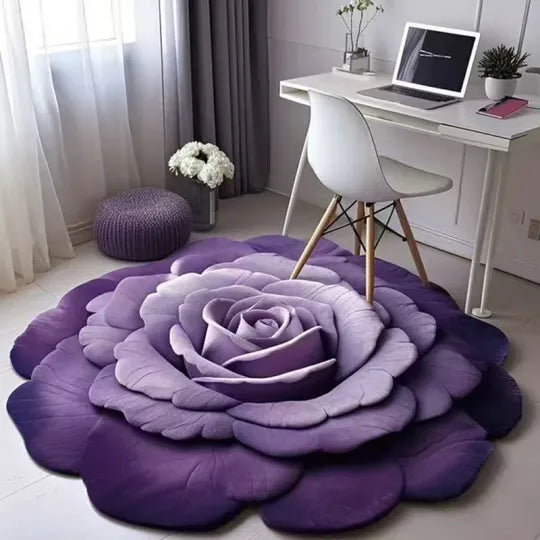 🔥 Offre spéciale 🌺 Tapis de sol en terre de diatomées en peluche florale ( 38$ = 380 dh )