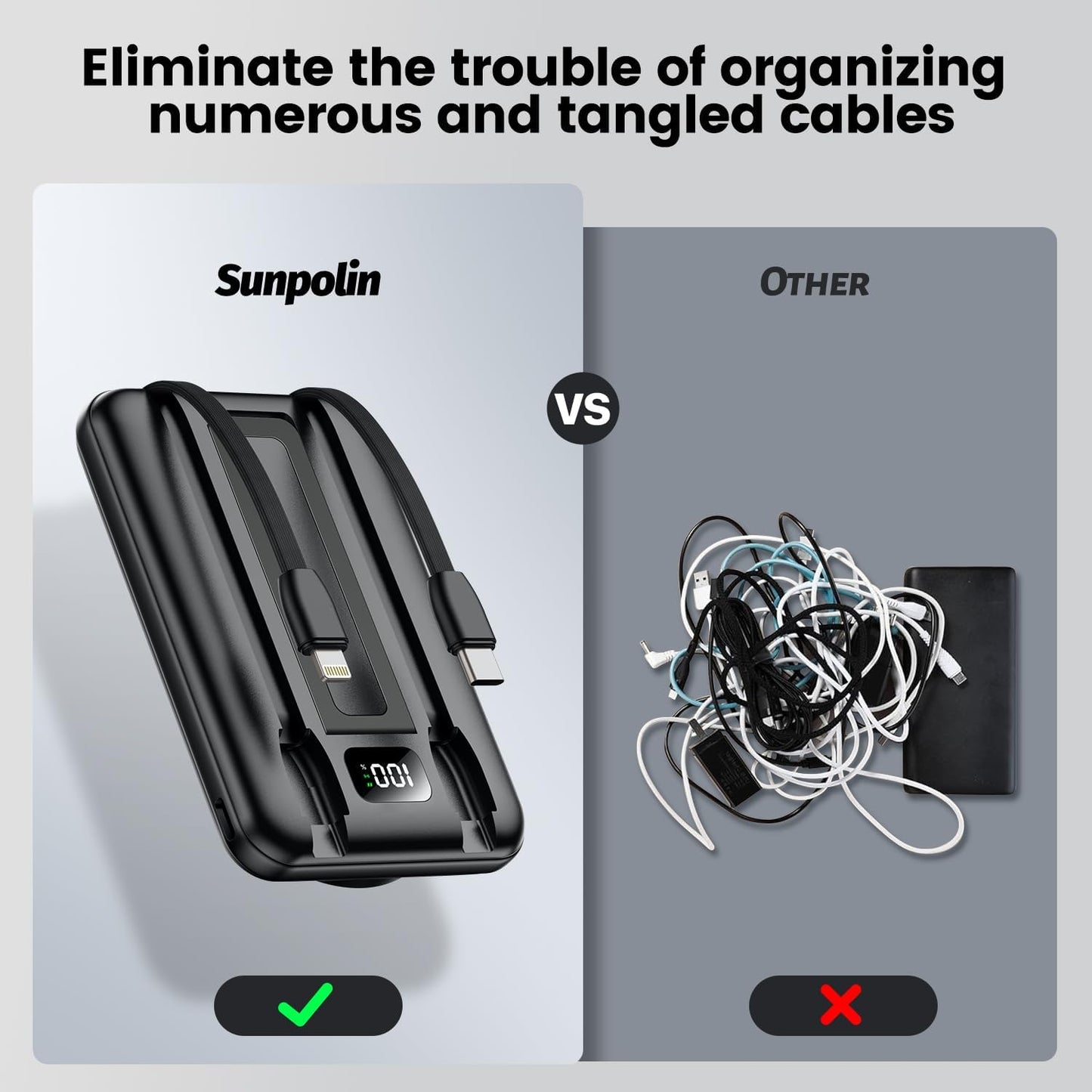 Chargeur Magnétique Portable 20 000 mAh