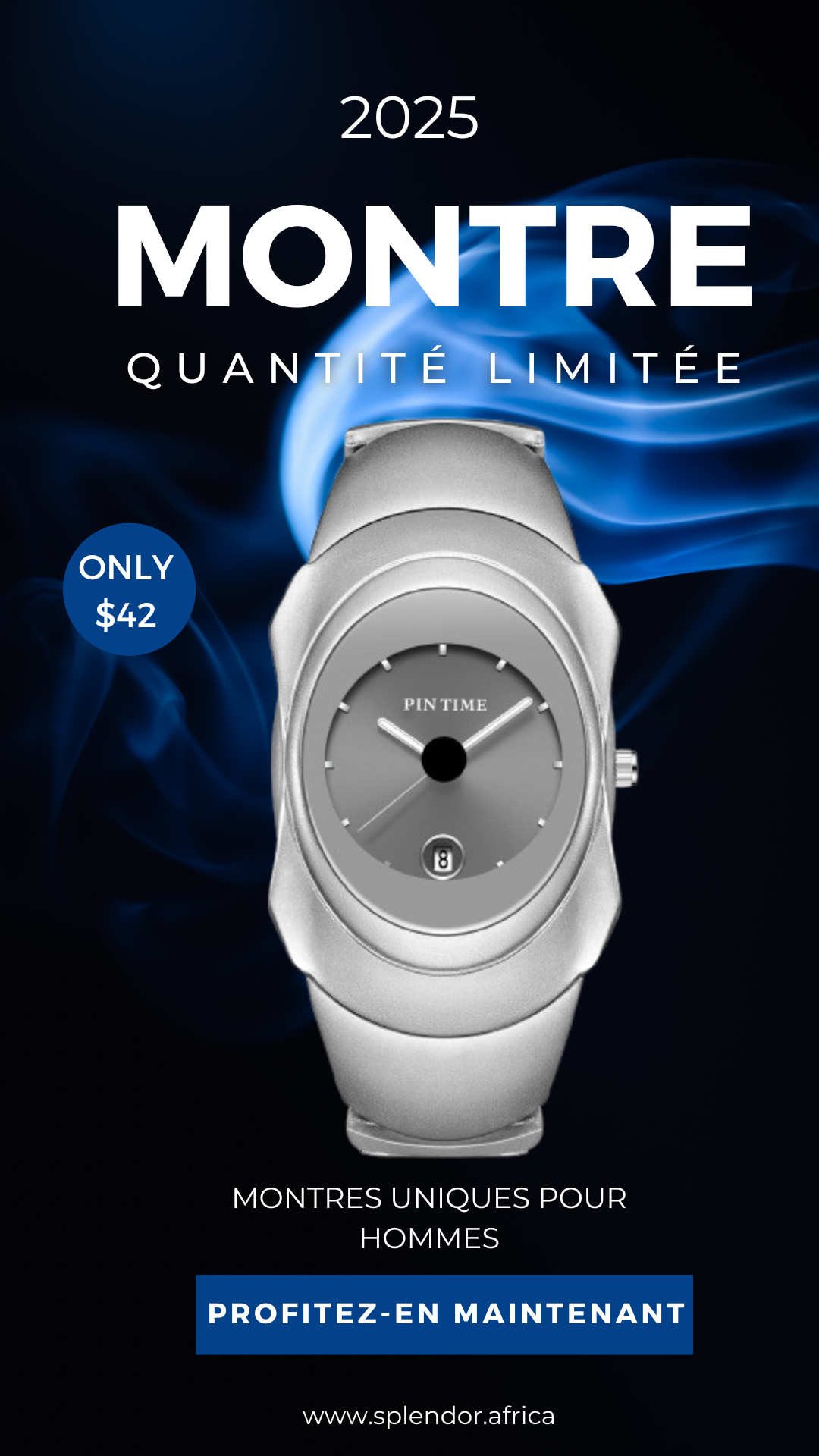 Montre PINTIME pour Homme - Design Unique, Classique et Élégant