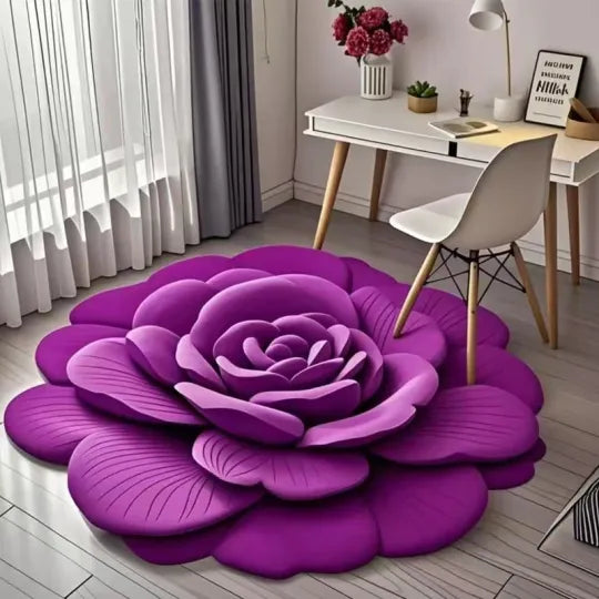 🔥 Offre spéciale 🌺 Tapis de sol en terre de diatomées en peluche florale ( 38$ = 380 dh )