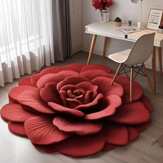 🔥 Offre spéciale 🌺 Tapis de sol en terre de diatomées en peluche florale ( 38$ = 380 dh )