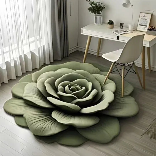 🔥 Offre spéciale 🌺 Tapis de sol en terre de diatomées en peluche florale ( 38$ = 380 dh )