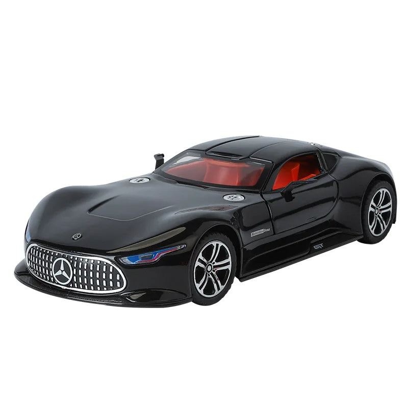 Modèle de voiture AMG Vision GT Fast and Furious, sonore et lumineuse, échelle 1:24