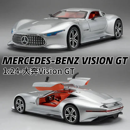 Modèle de voiture AMG Vision GT Fast and Furious, sonore et lumineuse, échelle 1:24 CG