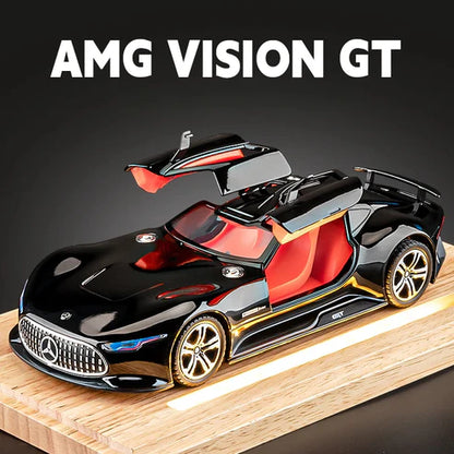 Modèle de voiture AMG Vision GT Fast and Furious, sonore et lumineuse, échelle 1:24 CG