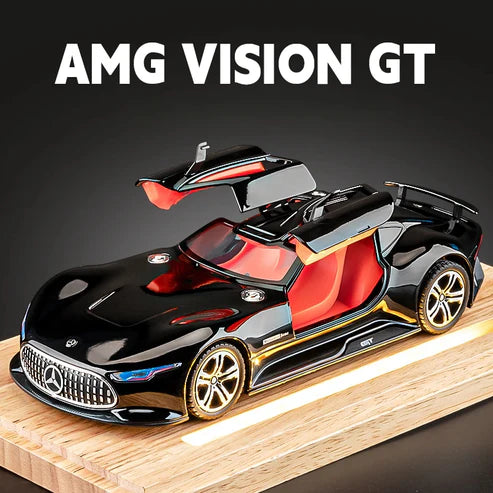 Modèle de voiture AMG Vision GT Fast and Furious, sonore et lumineuse, échelle 1:24 CG