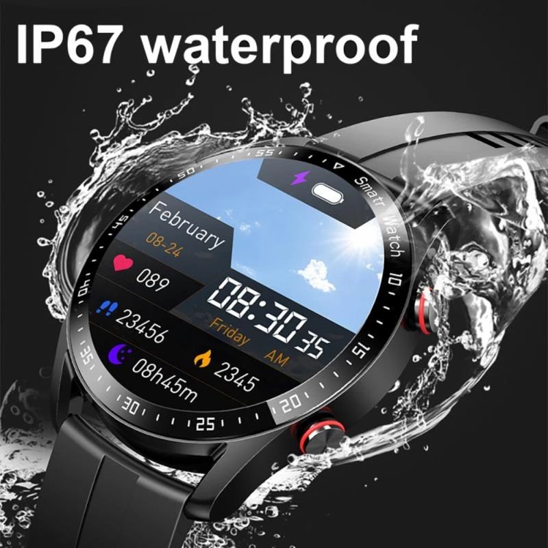 Montre connectée HW20 ECG + PPG, compatible Bluetooth, moniteur d'activité physique