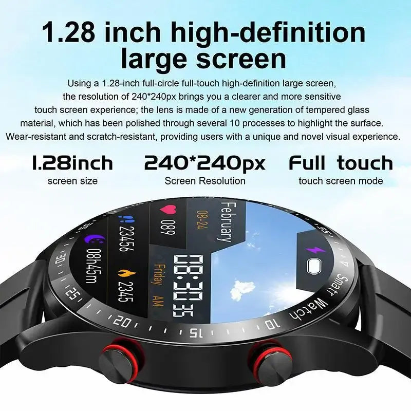 Montre connectée HW20 ECG + PPG, compatible Bluetooth, moniteur d'activité physique