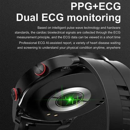 Montre connectée HW20 ECG + PPG, compatible Bluetooth, moniteur d'activité physique