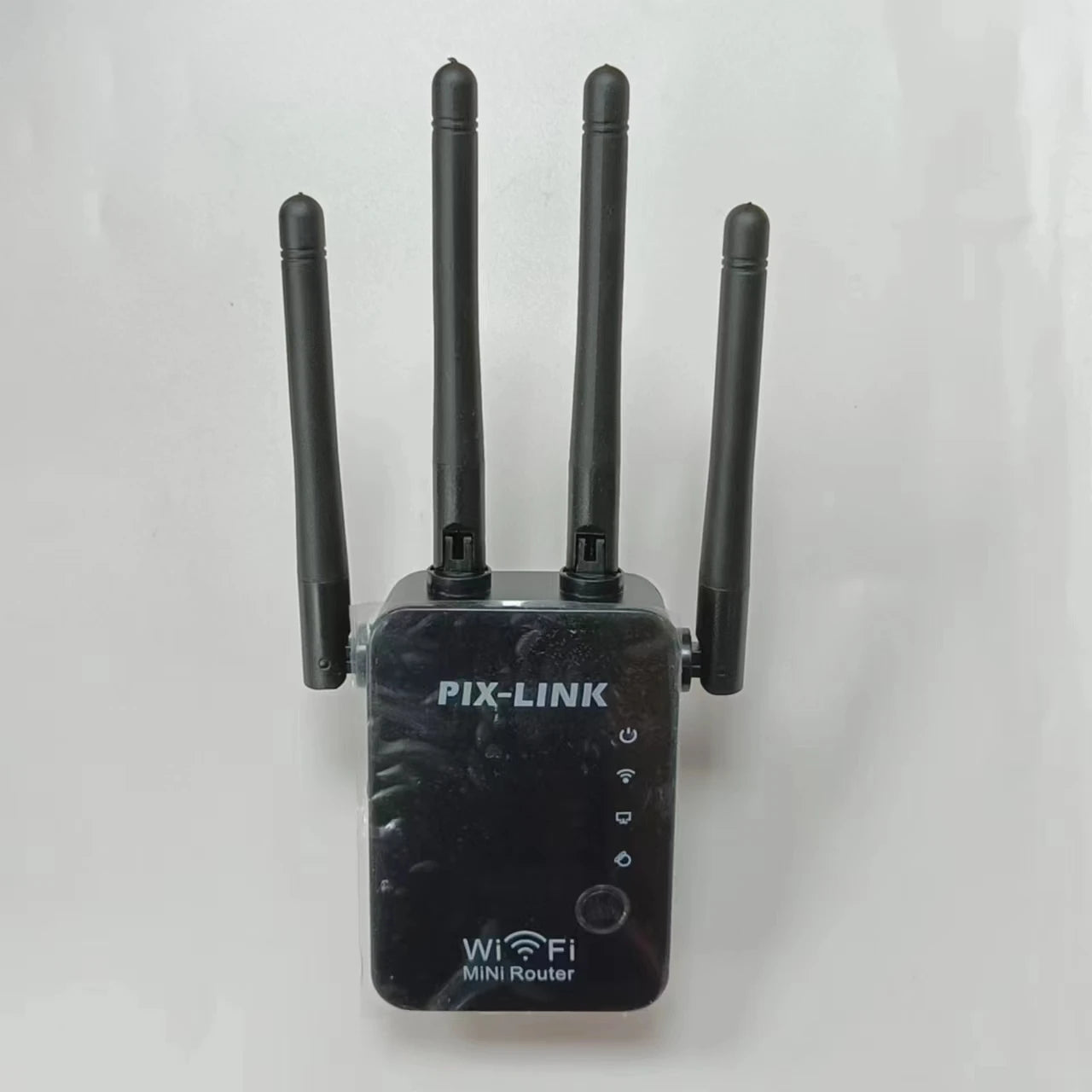 PIX-Link WiFi Répéteur amplificateur de Signal, 4 Antennes Externes 2.4GHz Haute Vitesse 300Mbs Wi-FI