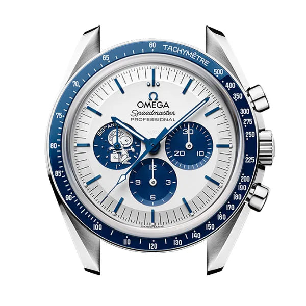 Omega Speedmaster :Argenté et Bracelet en Nylon Bleu