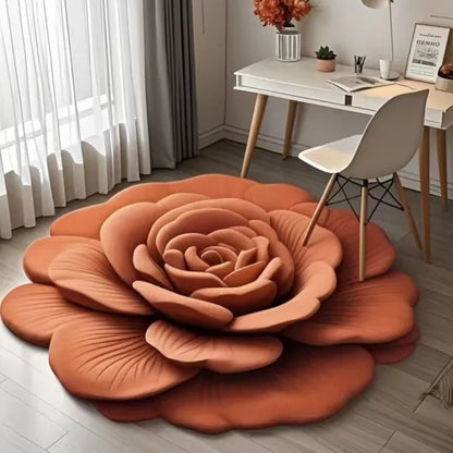 🔥 Offre spéciale 🌺 Tapis de sol en terre de diatomées en peluche florale  ( 38$ = 380 dh )