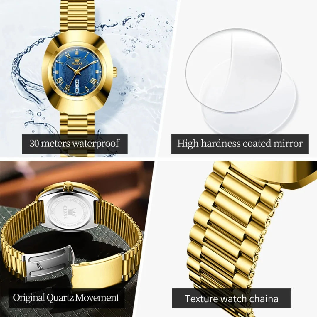 OLEVS - Montre de Luxe Élégante pour Femme